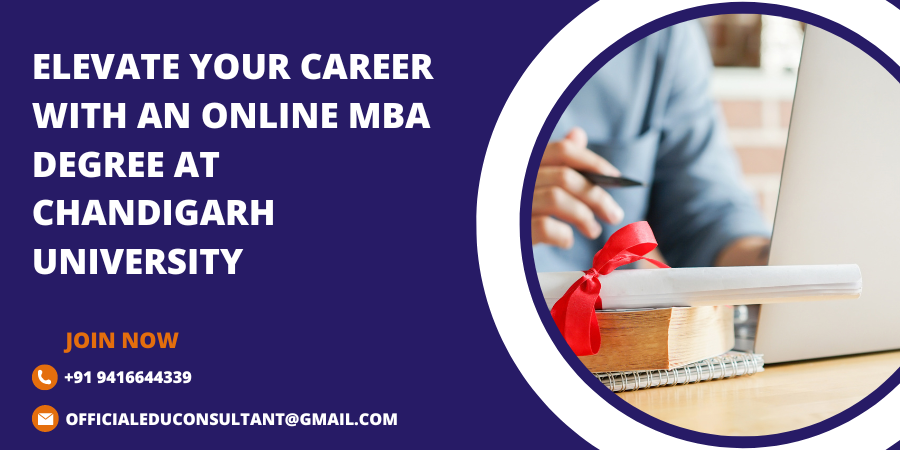 Online MBA course at Chandigarh University